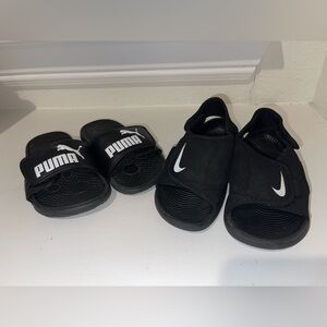 Nike &‎ Puma Boys Sandals - 2 pairs